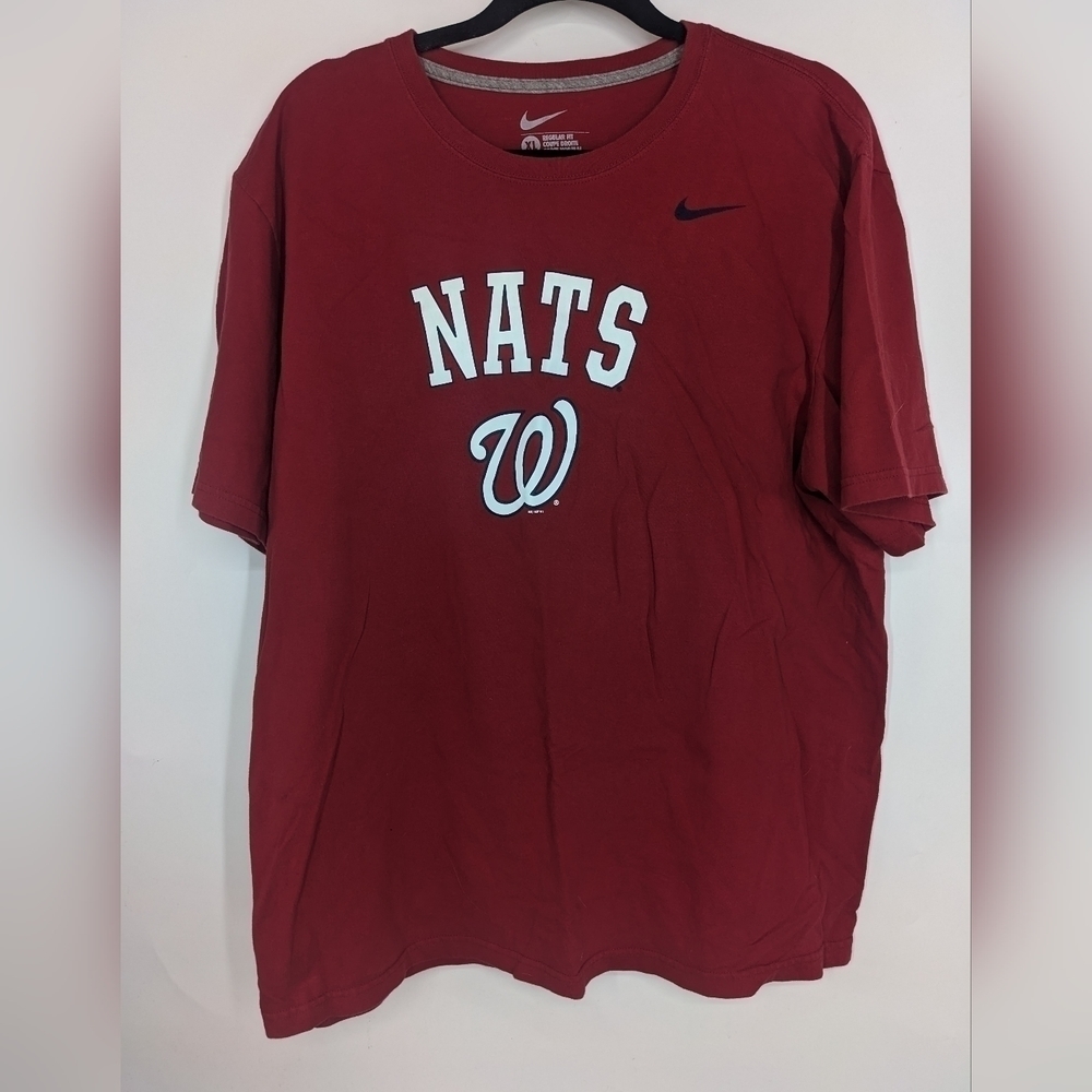 Men's NIKE Nats Nationals Regular Fit Short Sleeve Tee